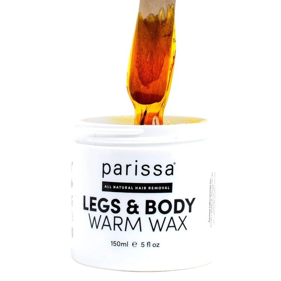NIB Parissa Legs & Body Warm Wax Vegan Hair Removal Kit Microwavable Coarse Hair - Picture 6 of 10